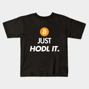 Bitcoin HODL design Kids T-Shirt